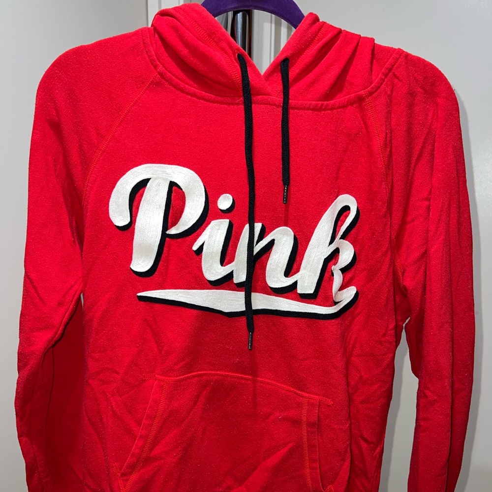 Pink Lounge Sweatshirt with Hoodie.